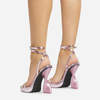 KT Swirly -Elegant Ankle Strapped Heels