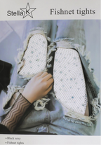 Thee Rhinestone Tights - White