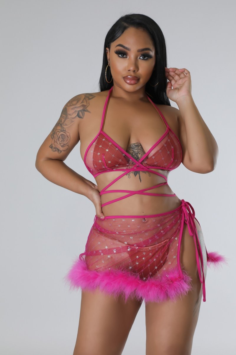Last Night - 2-Piece Mini Skirt Set