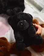 Knot Now, Kids Cuddle Bear Slippers - Black