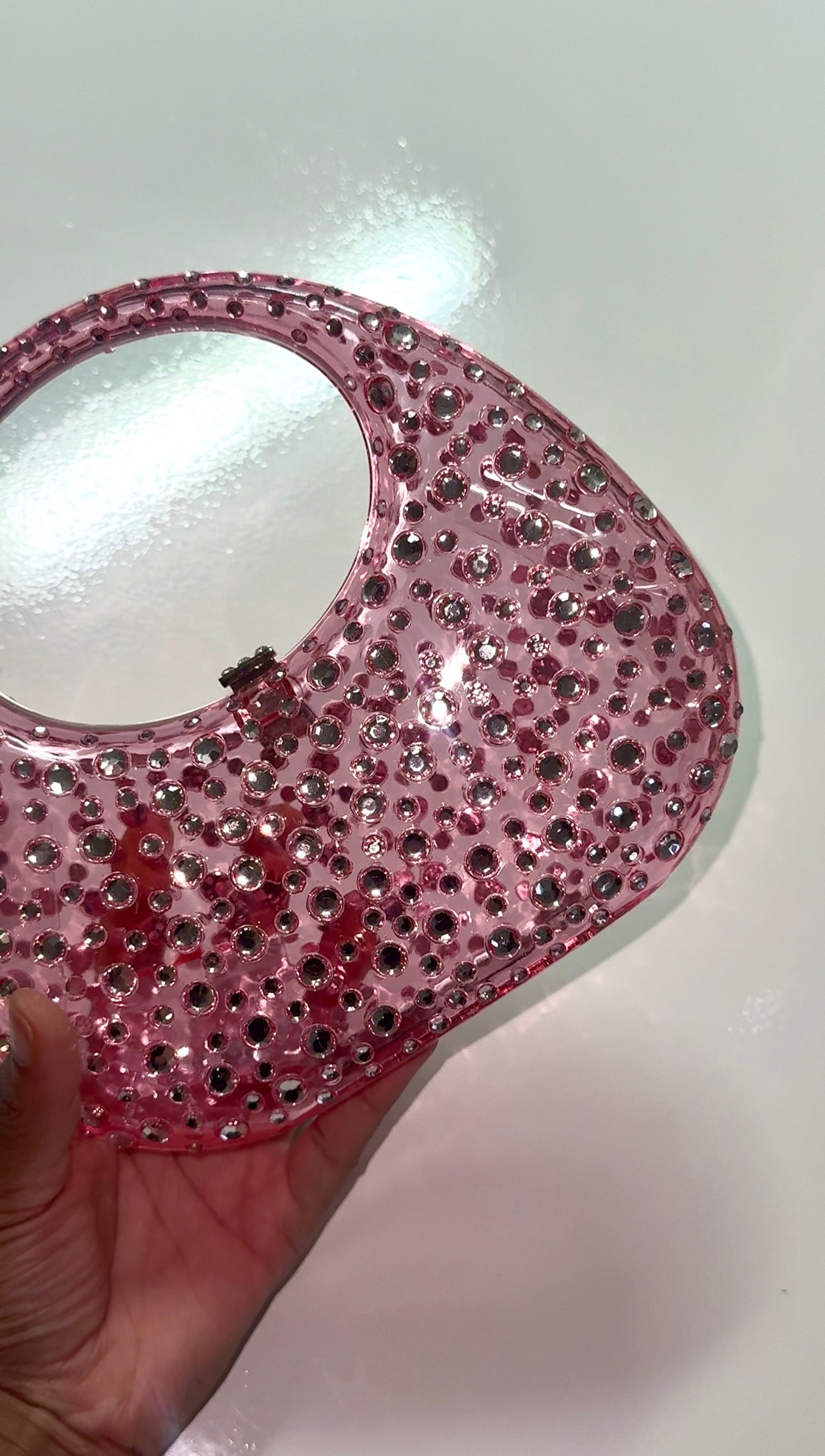 Yes, It's Her - Big Crystal Handbag