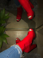 KT Thicker Heeled Boots - Seductive Design