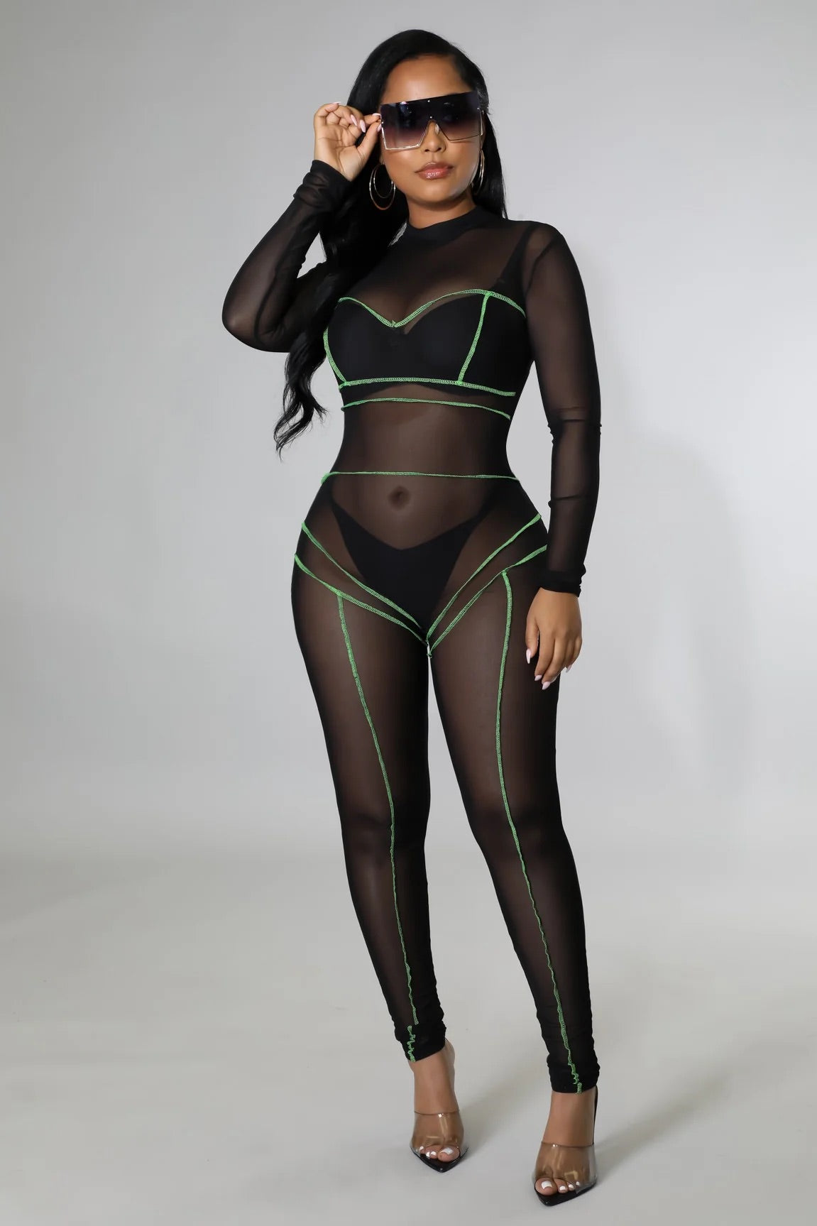 Giv'n Body - Sheer Jumpsuit