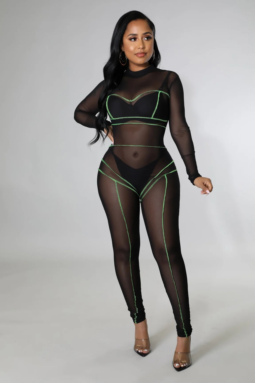 Giv'n Body - Sheer Jumpsuit