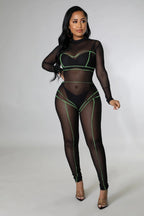 Giv'n Body - Sheer Jumpsuit