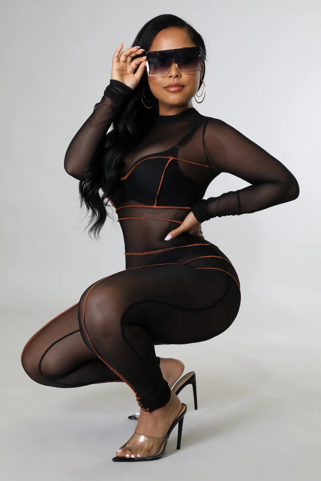 Giv'n Body - Sheer Jumpsuit