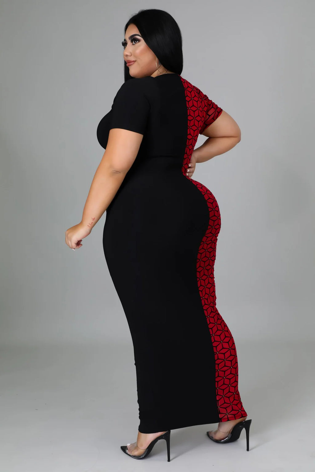 Knotty Limits+ - Maxi Sheer Dress