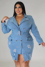 A Must+ Mini Denim Dress