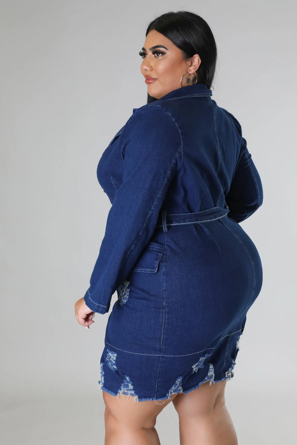 A Must+ Mini Denim Dress