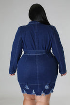 A Must+ Mini Denim Dress