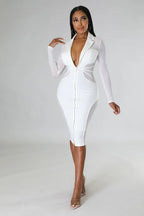 Buzinezz Ma Way! - Sheer Midi Dress