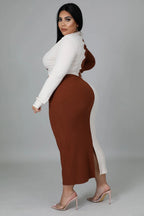 Color Variety KT+ - 2 Piece Maxi Skirt Set