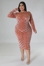 Knotty Prize+ - 2 Piece Midi Dress