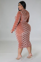 Knotty Prize+ - 2 Piece Midi Dress
