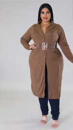 Chocolate Cardigan+ - Brown