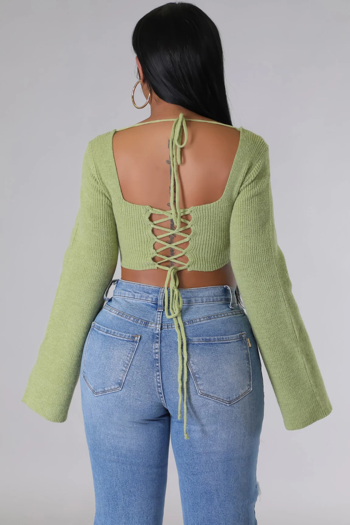 KT Ruffled Crop Top