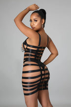 Me Oh My! - Pink Bandage Mini Dress