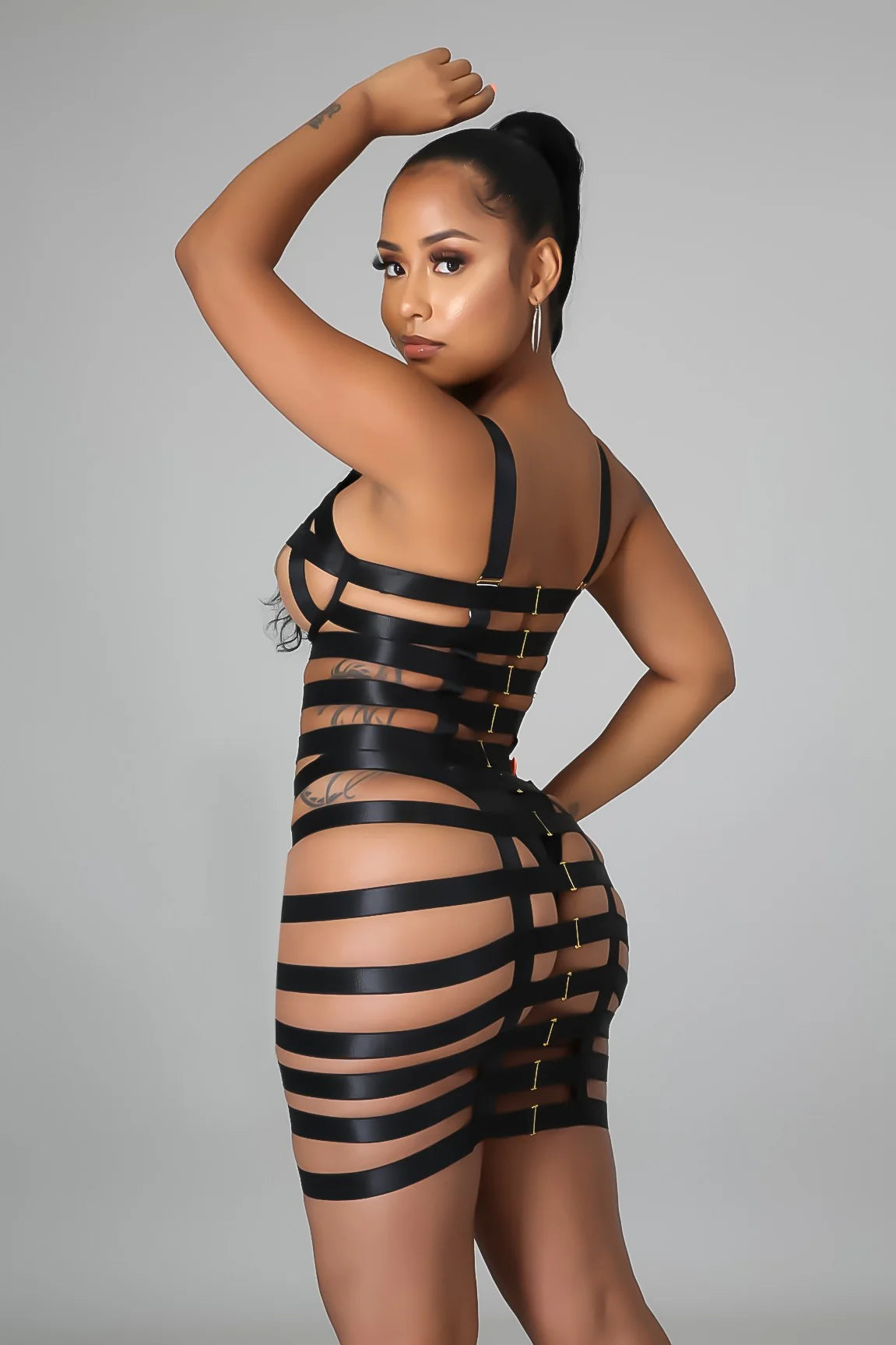 Me Oh My! - Pink Bandage Mini Dress