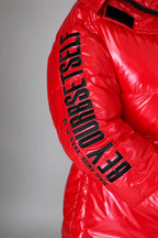 Keep Her Warm! - Blue Long Puffer Jacket