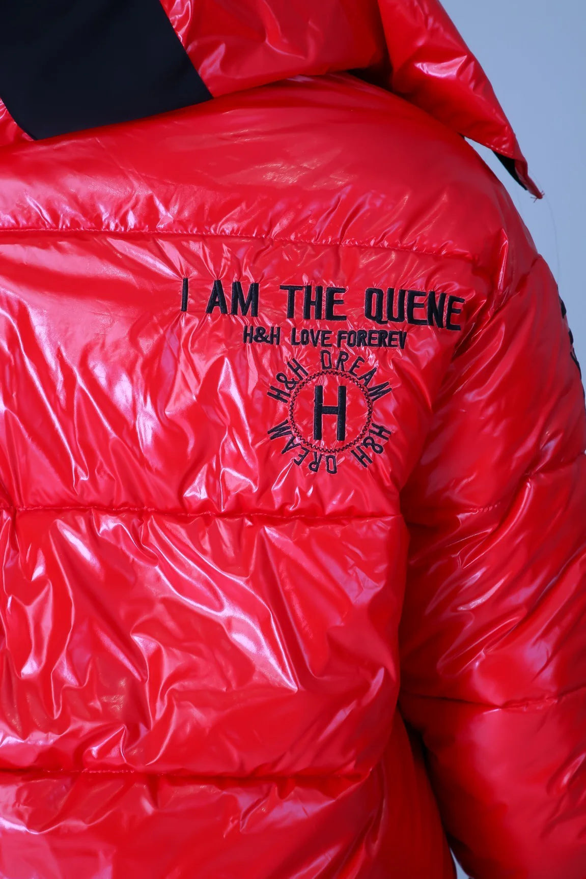 Keep Her Warm! - Blue Long Puffer Jacket