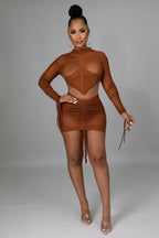 Yes, Future Me - 2 Piece Sheer Skirt Set