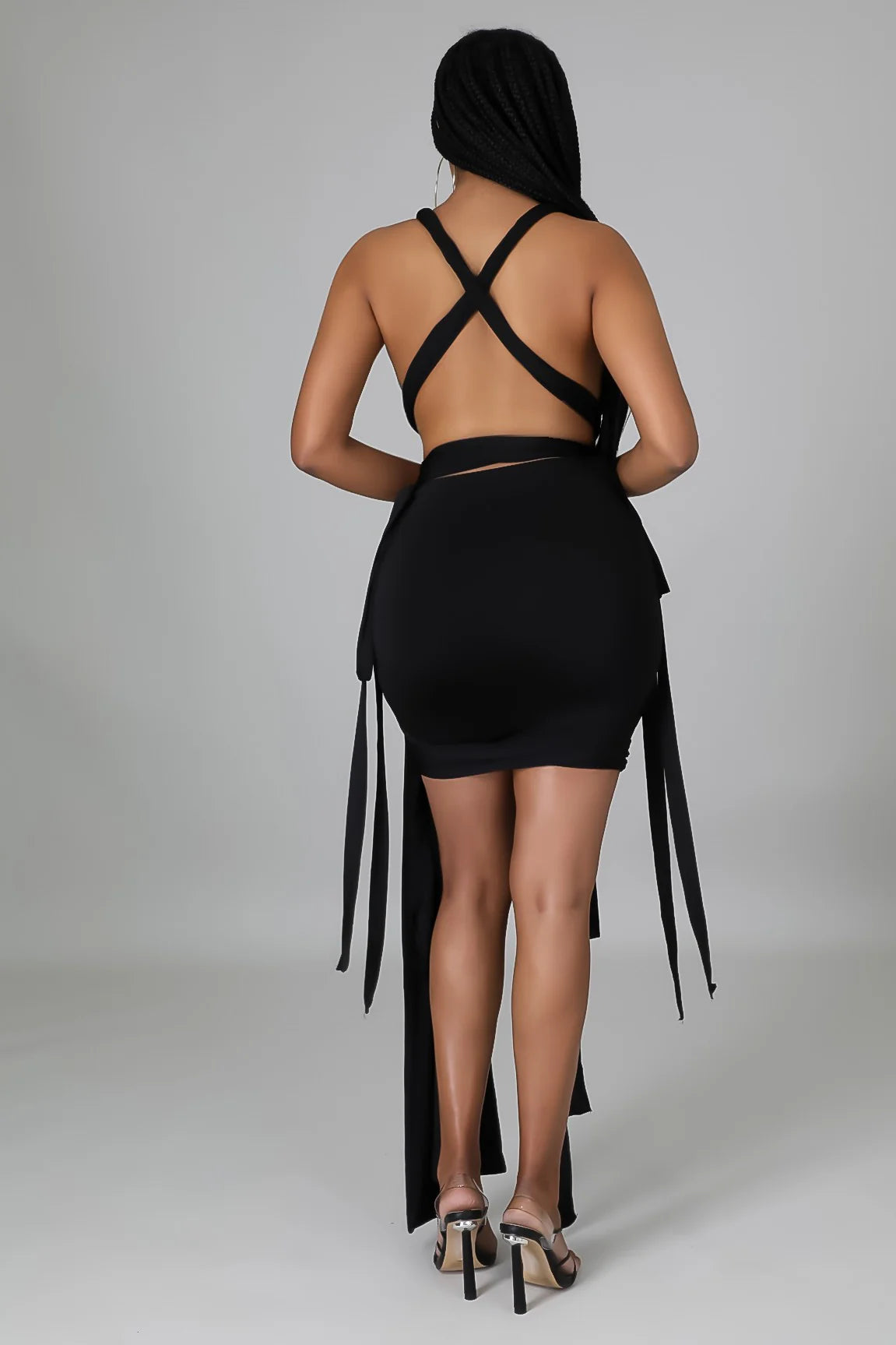 It’s Giving - 4 Piece Body Swimsuit Skirt Set