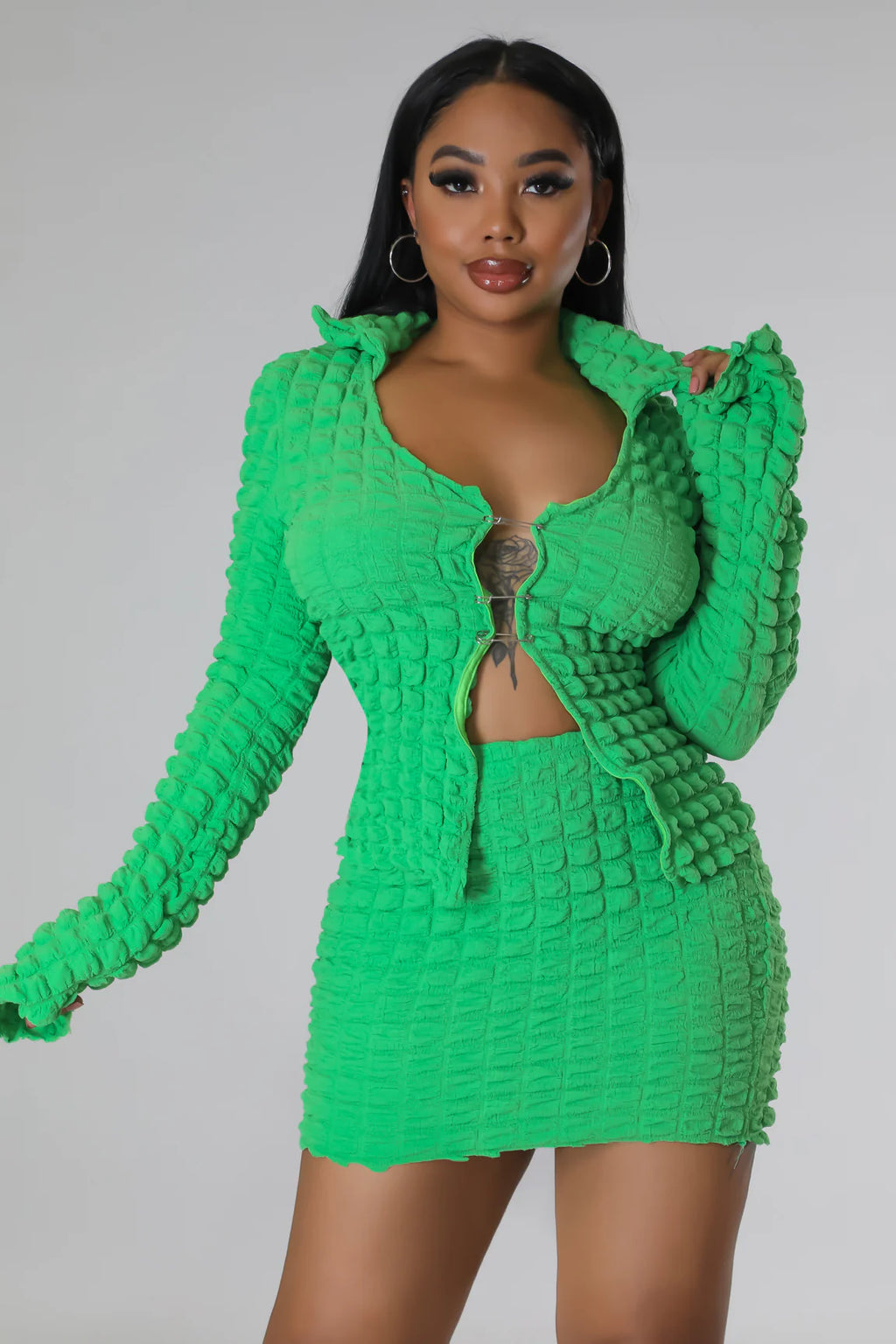 Flava Skirt Set - Green