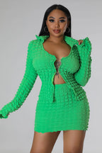Flava Skirt Set - Green