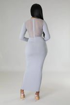 Soo me - Flattering Sheer Midi Dress