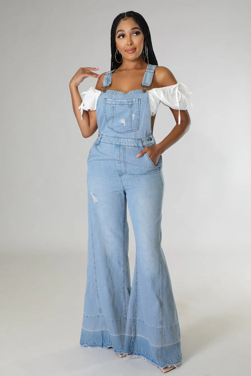 90s Overall - Denim Overall Jumpsuit