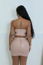 Unzip Me - 2 Piece Mini Skirt Set