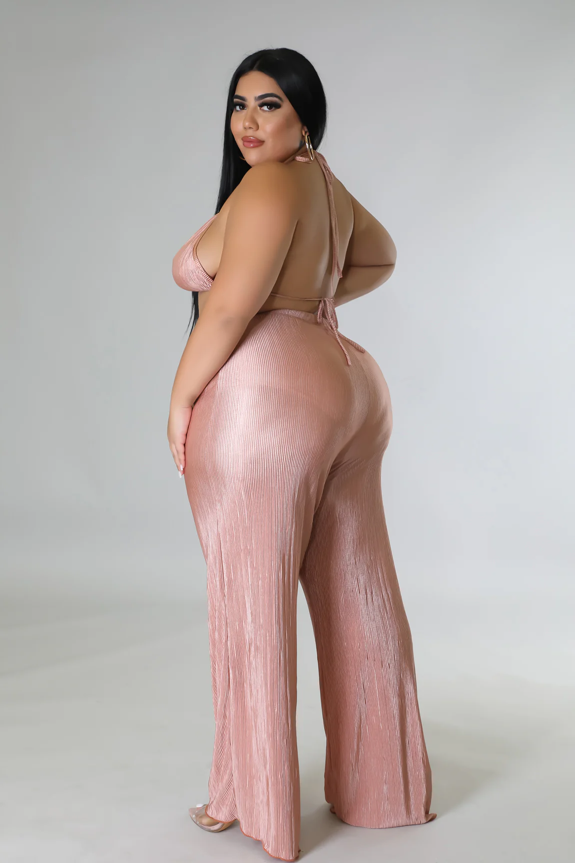 Ma Rose Thang - 3 Piece Rose Gold Pants Set
