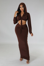 Dnt Sleep On Ma - 2 Piece Maxi Skirt Set