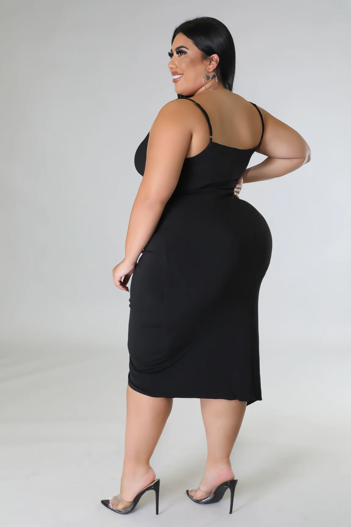 KT Show Up+  - Midi Button Down Dress