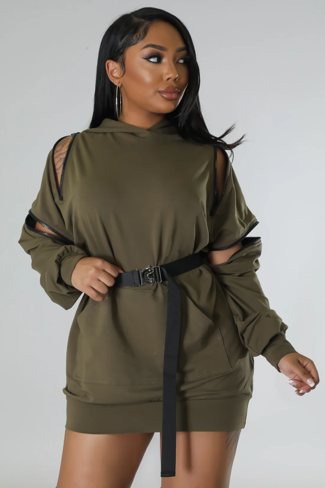 Dat Hoodie - Multi Style Mini Dress