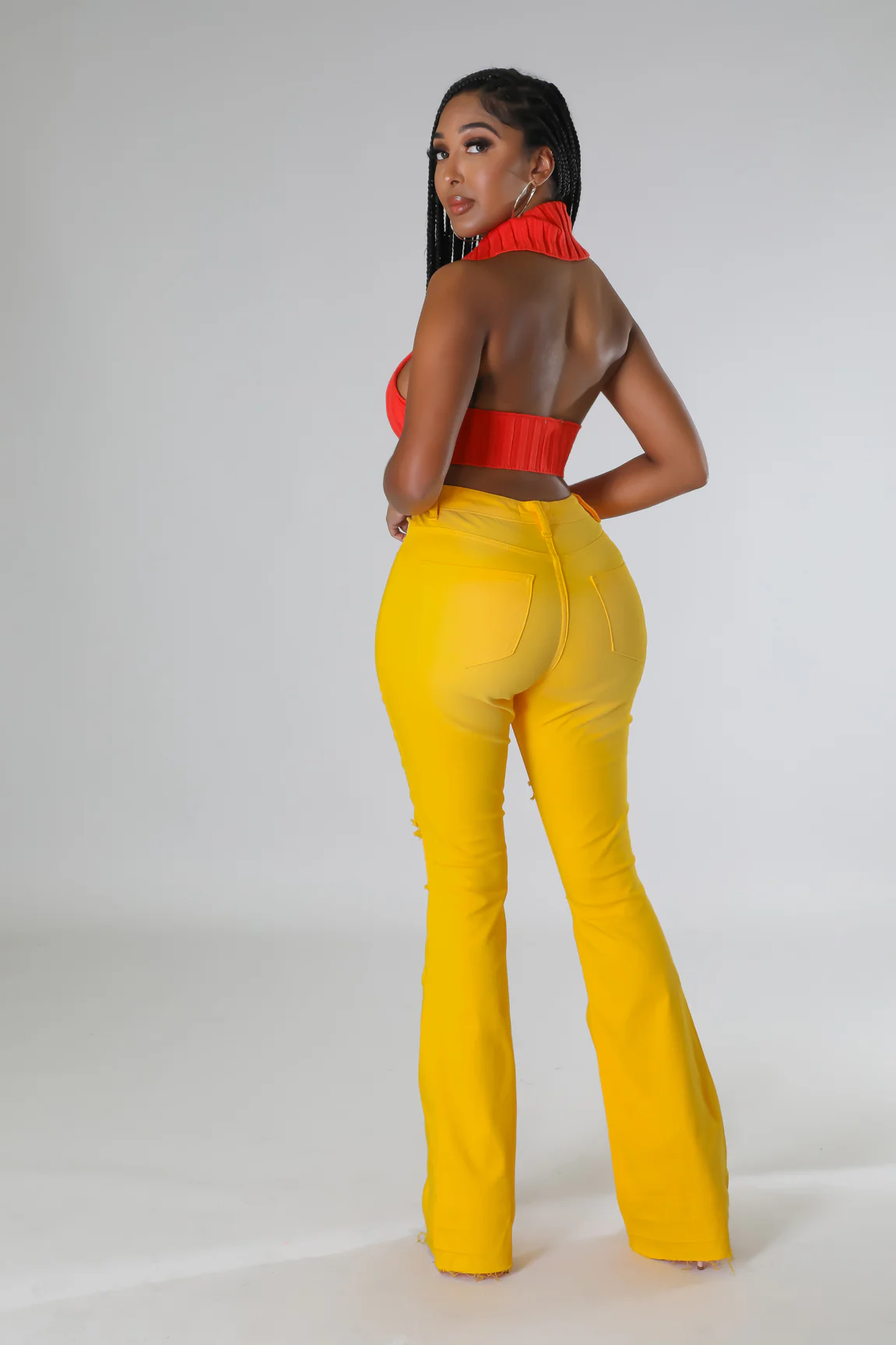 KT Flava - High Waisted Flare Jeans