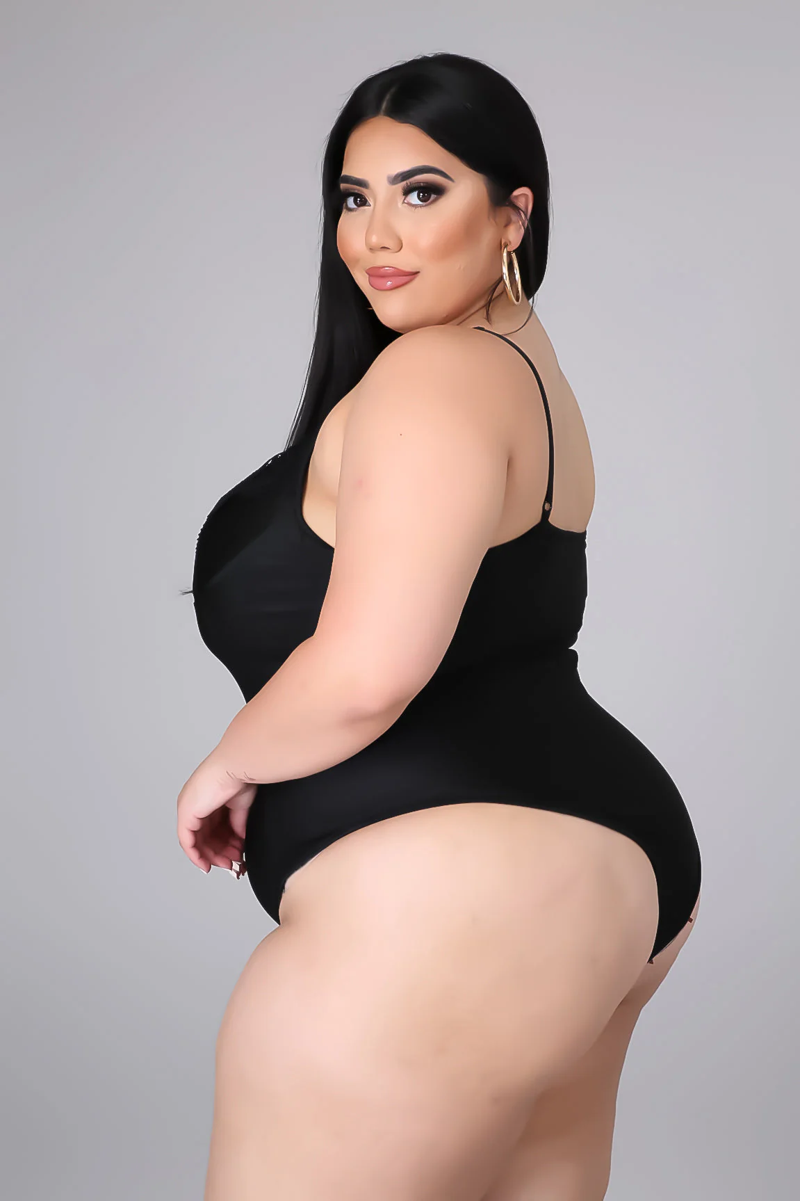 Neva Lack'n+ - Black Tank Top Bodysuit