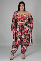 Flower Me+ - 3 Piece Pants Set