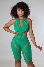 I'm Da Prize! - Knitted Cutout Romper