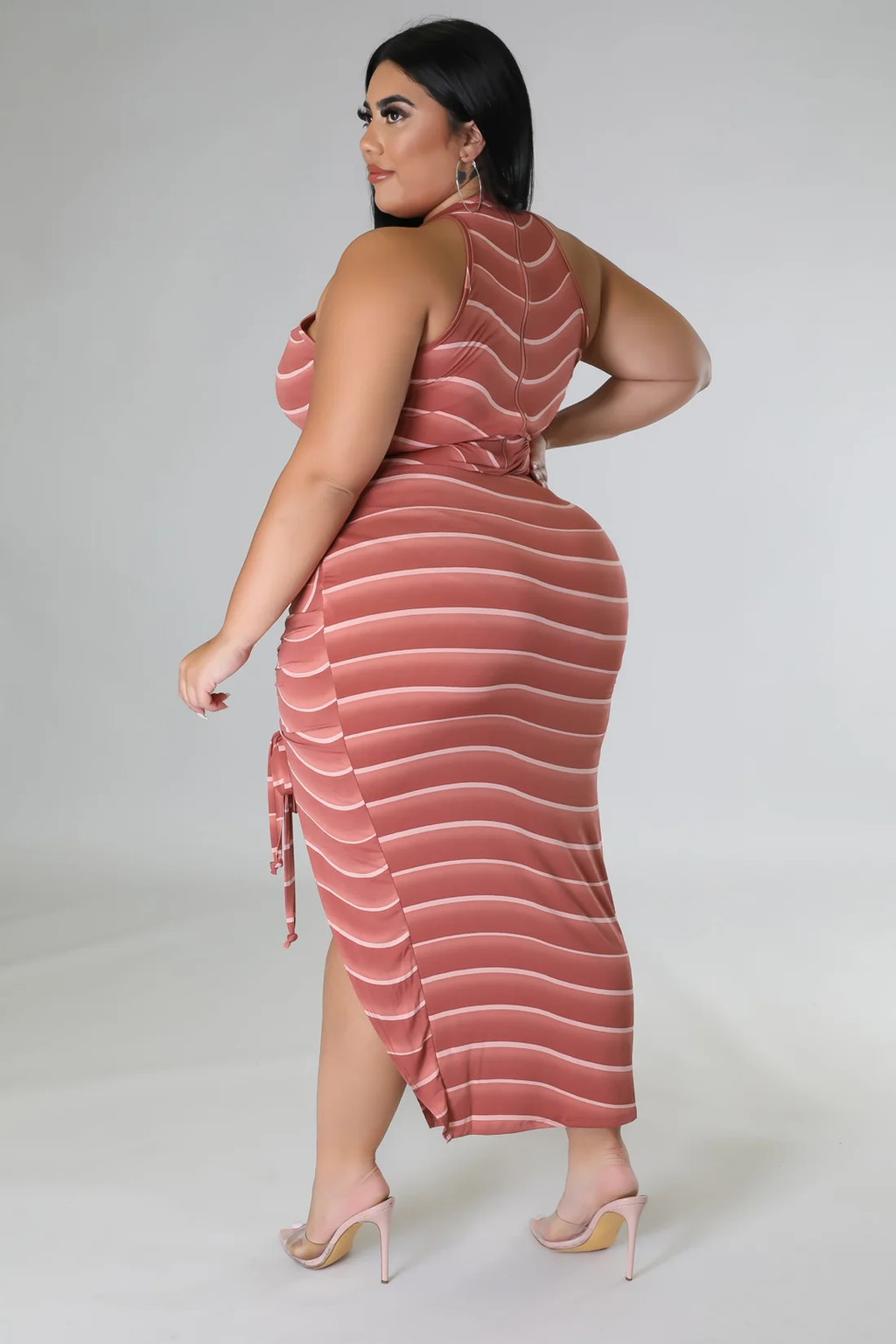 Rose Gold Love+ - 2 Piece Midi Skirt Set