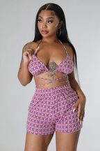 It's Friday - 3 Piece Shorts Set