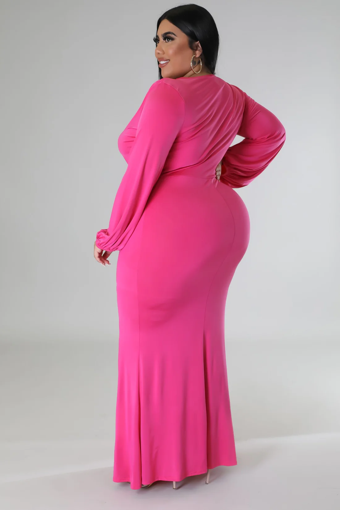 Ohhh I Kno, I'm Her+ - Elegant Maxi Ballgown Dress