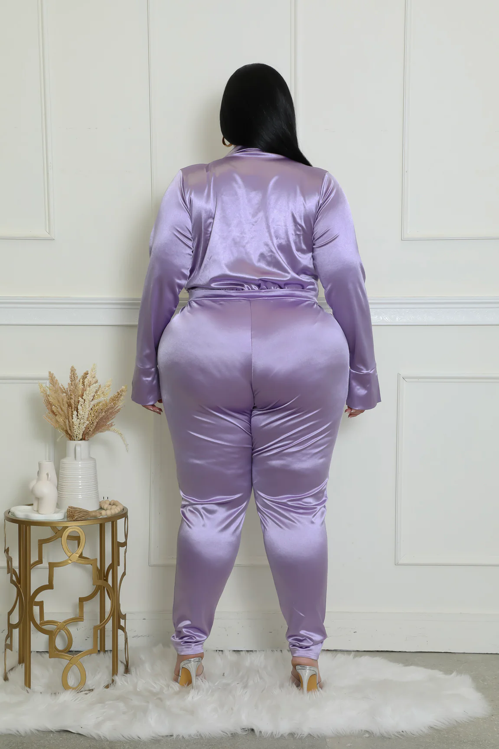 Lavender Heart Collector 2 Piece Pants Set - Lavender