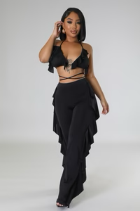 Dat Swimsuit - 3 Piece Black Swimsuit Set