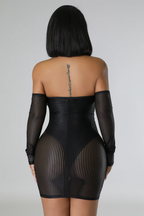 I'm Da Wave - KT Off Shoulders Mini Dress