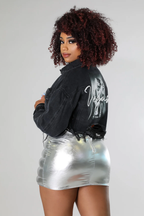 Viva Las Vegas! - Black Denim Jacket