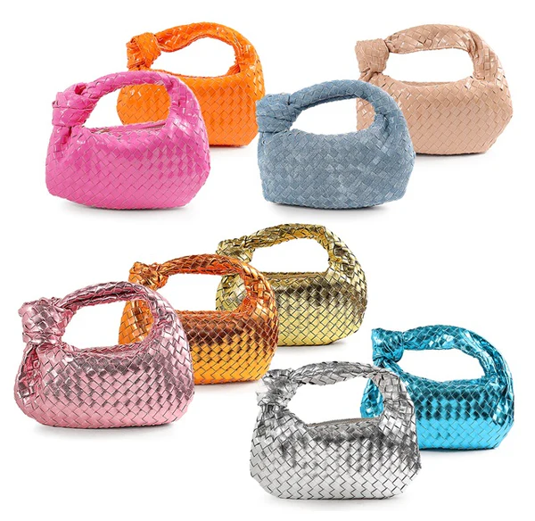 Knot Weaved - Clutch Handbag