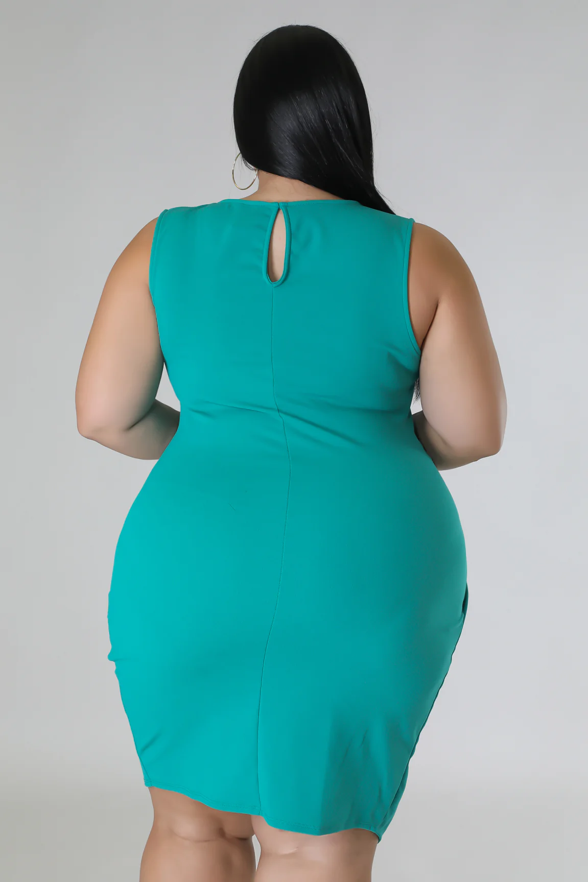 Knot, I Guess+ - Teal Midi Dress