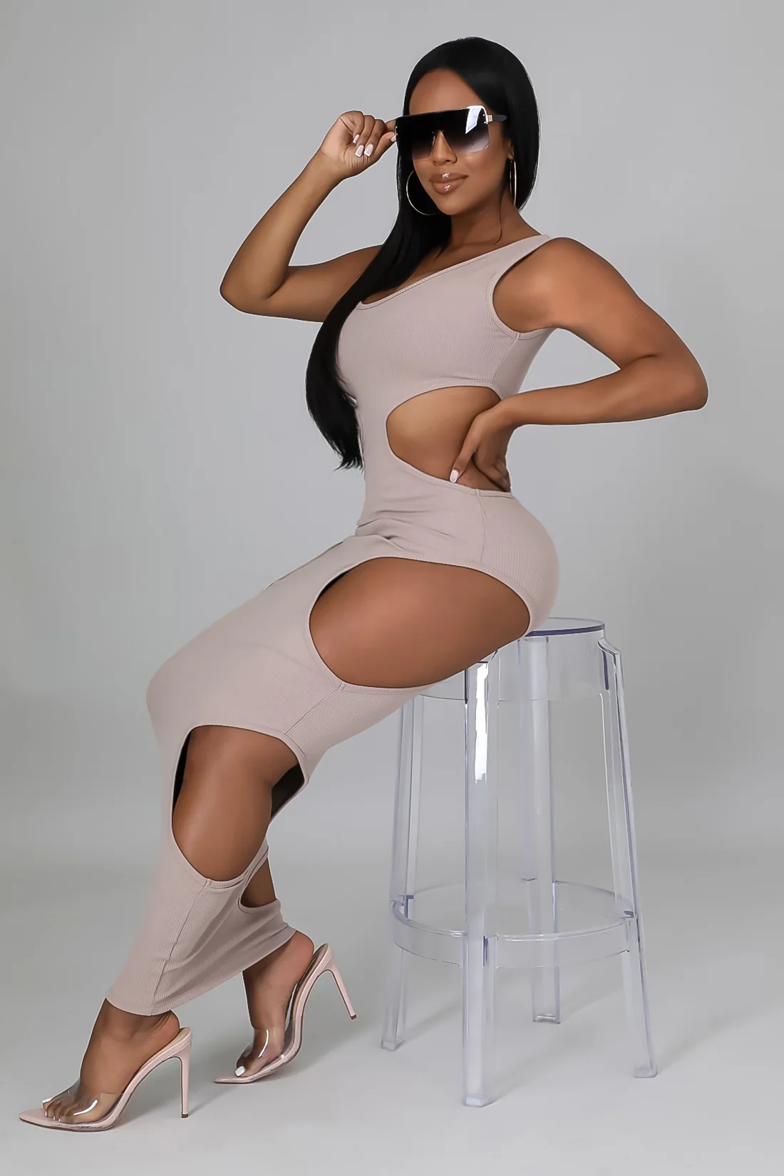 Read Bout Me - Long Cutout Maxi Dress