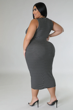 Knotty Captivating+ - Midi Dress